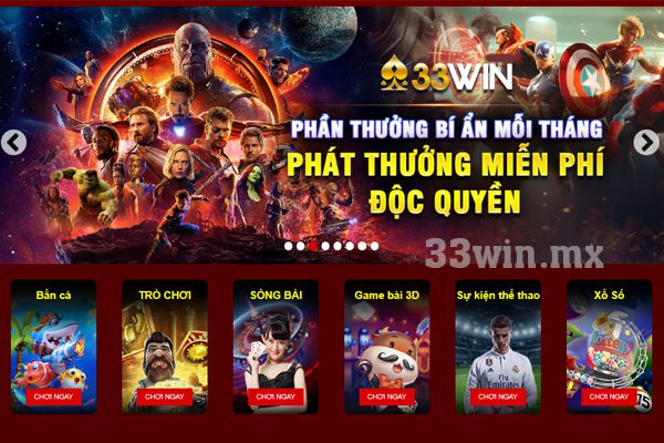 33win mx - Trải nghiệm sòng bạc trực tuyến hàng đầu